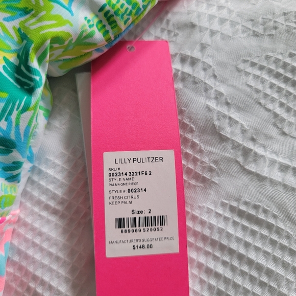 NWT Lilly Pulitzer Palma One Piece Swimsuit - Picture 2 of 3